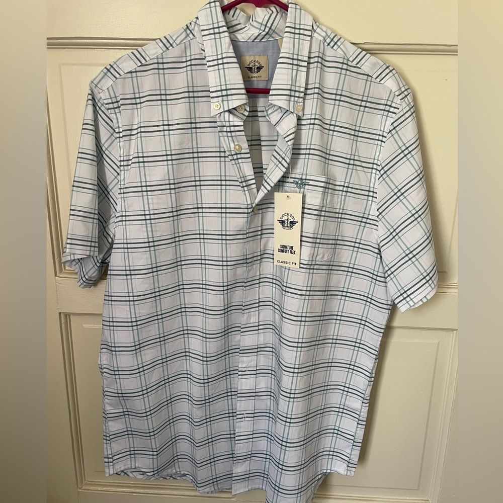 Classic Fit Blue Plaid Shirt